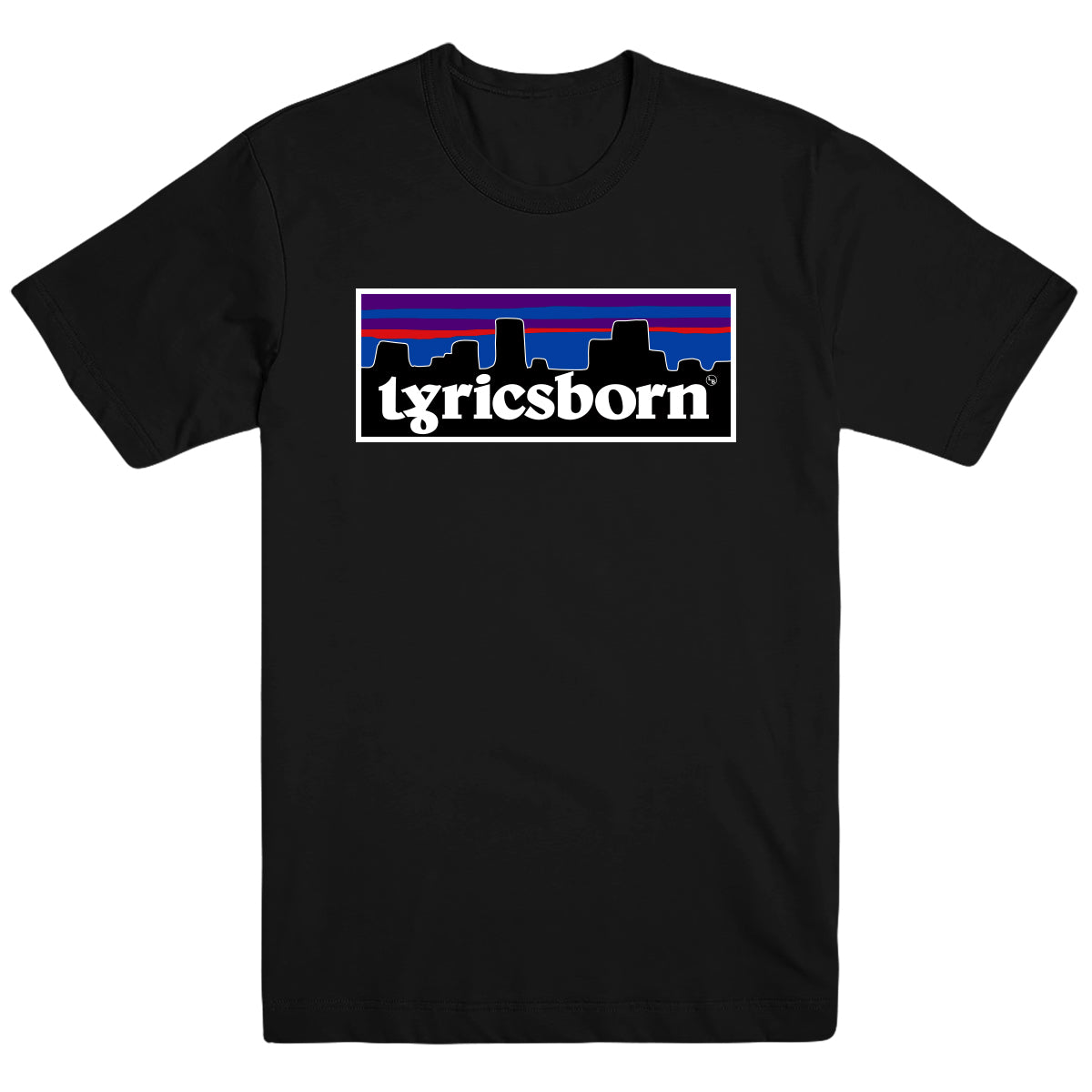 Lyrics Born Skyline T Shirt Black