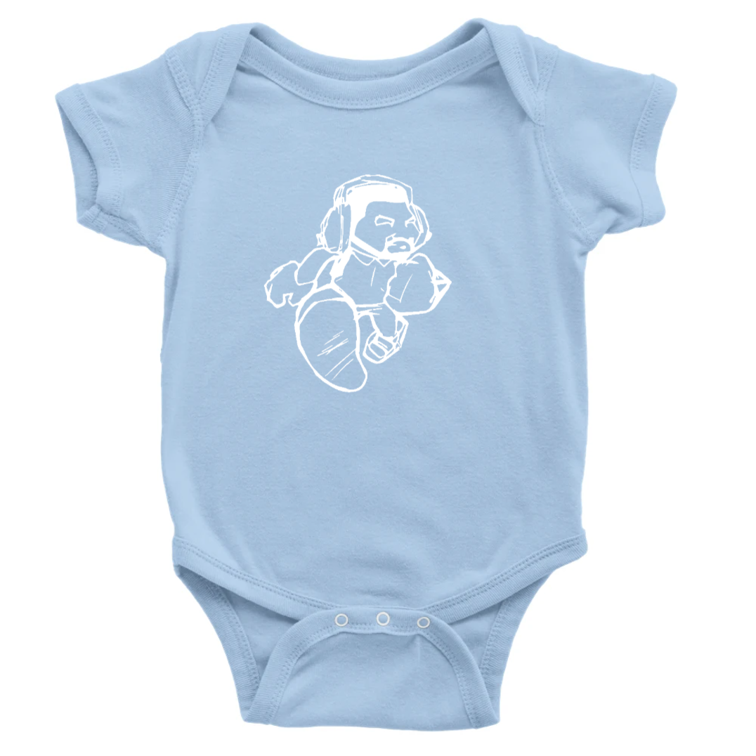 Cartoon Man Baby Jumpsuit