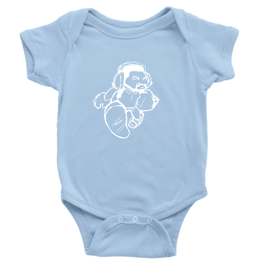 Cartoon Man Baby Jumpsuit