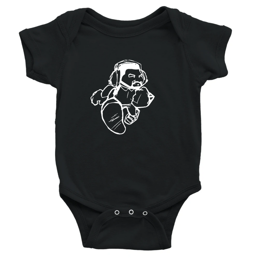 Cartoon Man Baby Jumpsuit