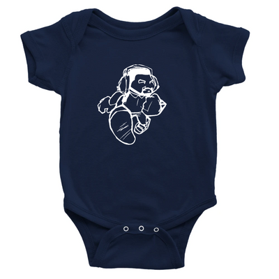 Cartoon Man Baby Jumpsuit