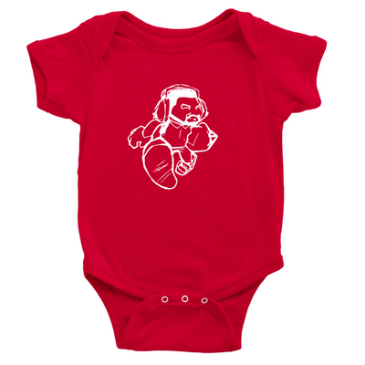 Cartoon Man Baby Jumpsuit