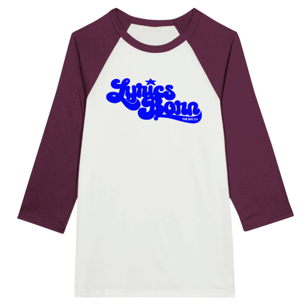 Lyrics Born Monogram Baseball Tee