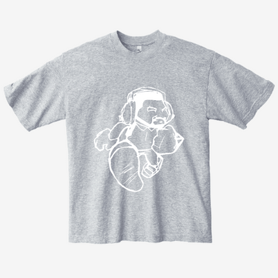 Cartoon Man  LA Apparel Heavyweight T-shirt