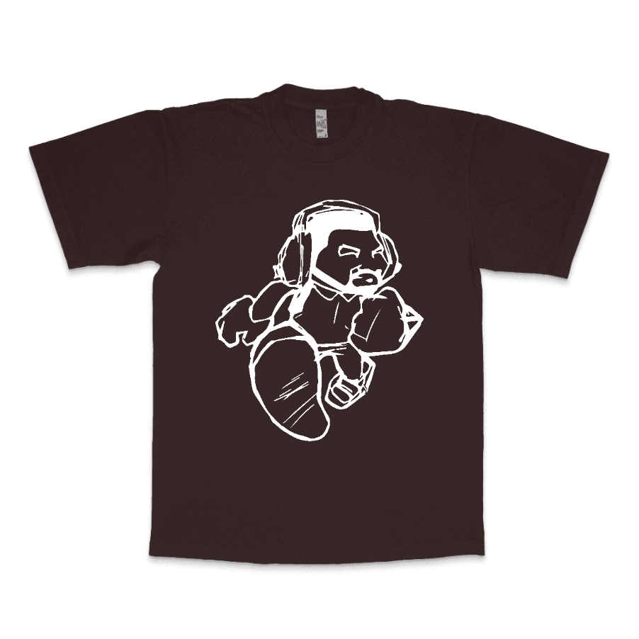 Cartoon Man  LA Apparel Heavyweight T-shirt