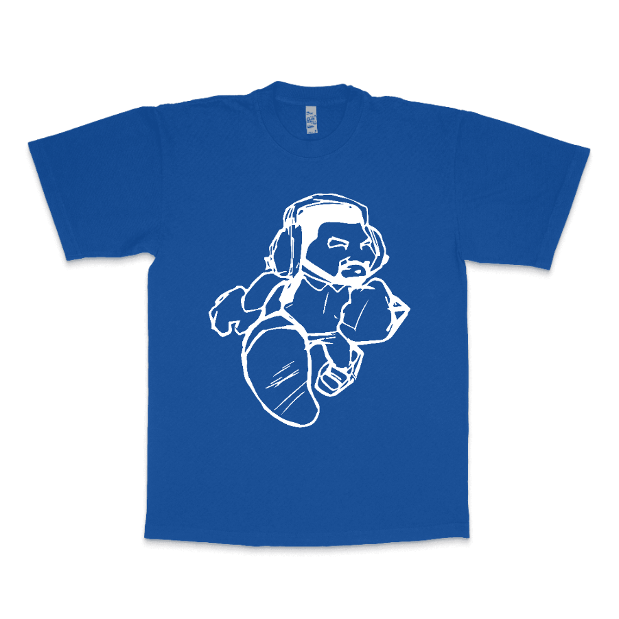 Cartoon Man  LA Apparel Heavyweight T-shirt