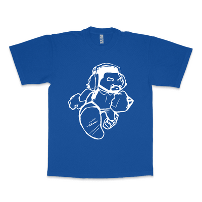 Cartoon Man  LA Apparel Heavyweight T-shirt