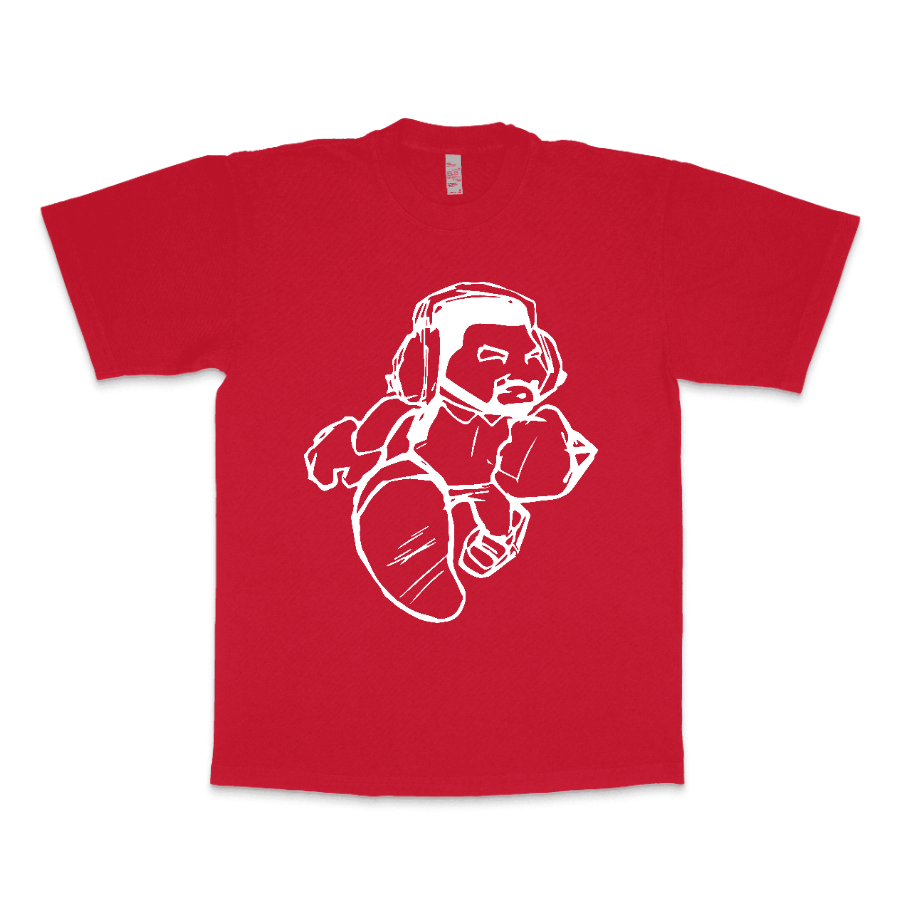 Cartoon Man  LA Apparel Heavyweight T-shirt