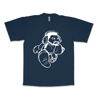 Cartoon Man  LA Apparel Heavyweight T-shirt