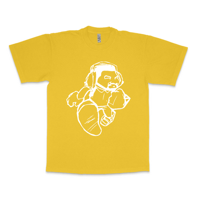 Cartoon Man  LA Apparel Heavyweight T-shirt