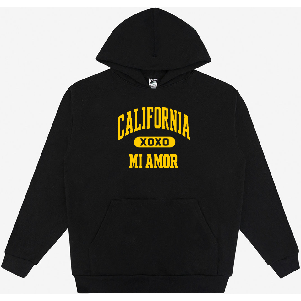 CAL Mi Amor HEAVYWEIGHT Hoodie - Gold Print