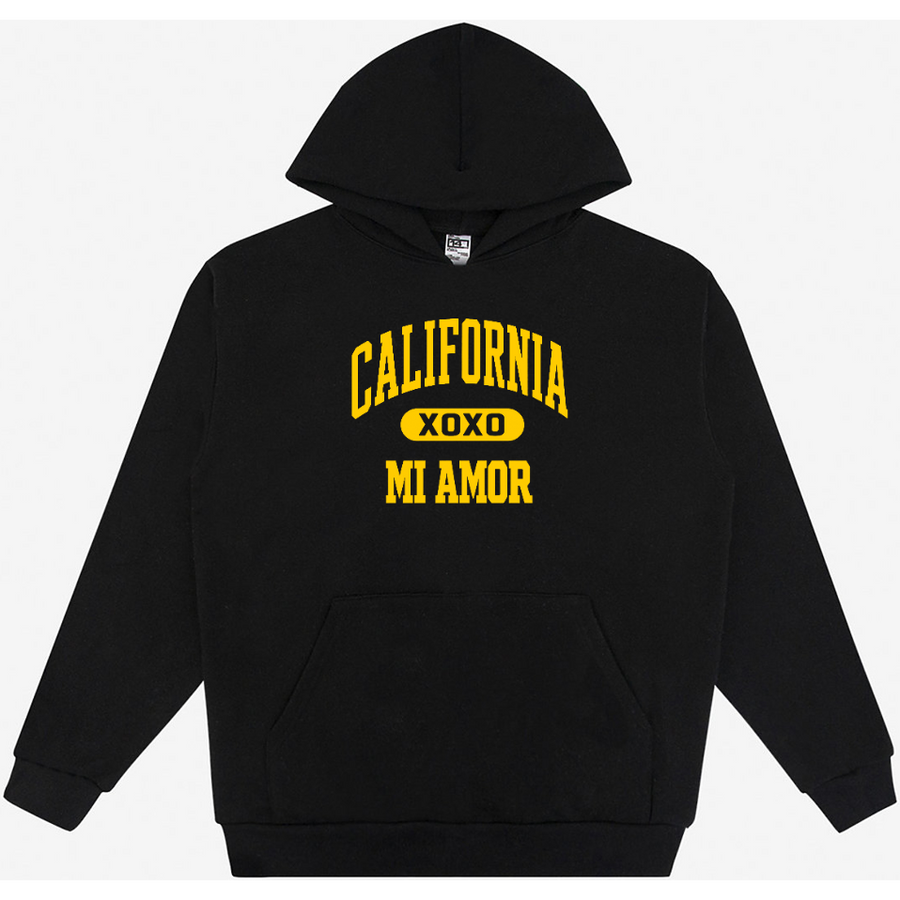 CAL Mi Amor HEAVYWEIGHT Hoodie - Gold Print