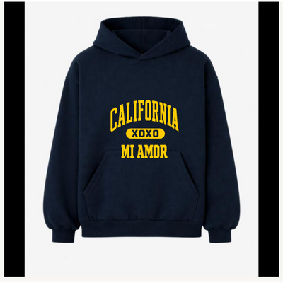 CAL Mi Amor HEAVYWEIGHT Hoodie - Gold Print