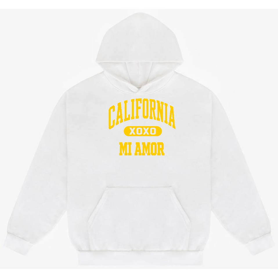 CAL Mi Amor HEAVYWEIGHT Hoodie - Gold Print