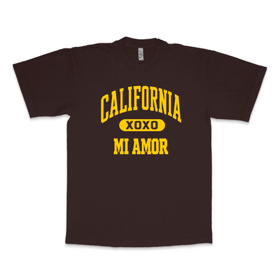 CAL Mi Amor Heavyweight T-shirt - Gold Print