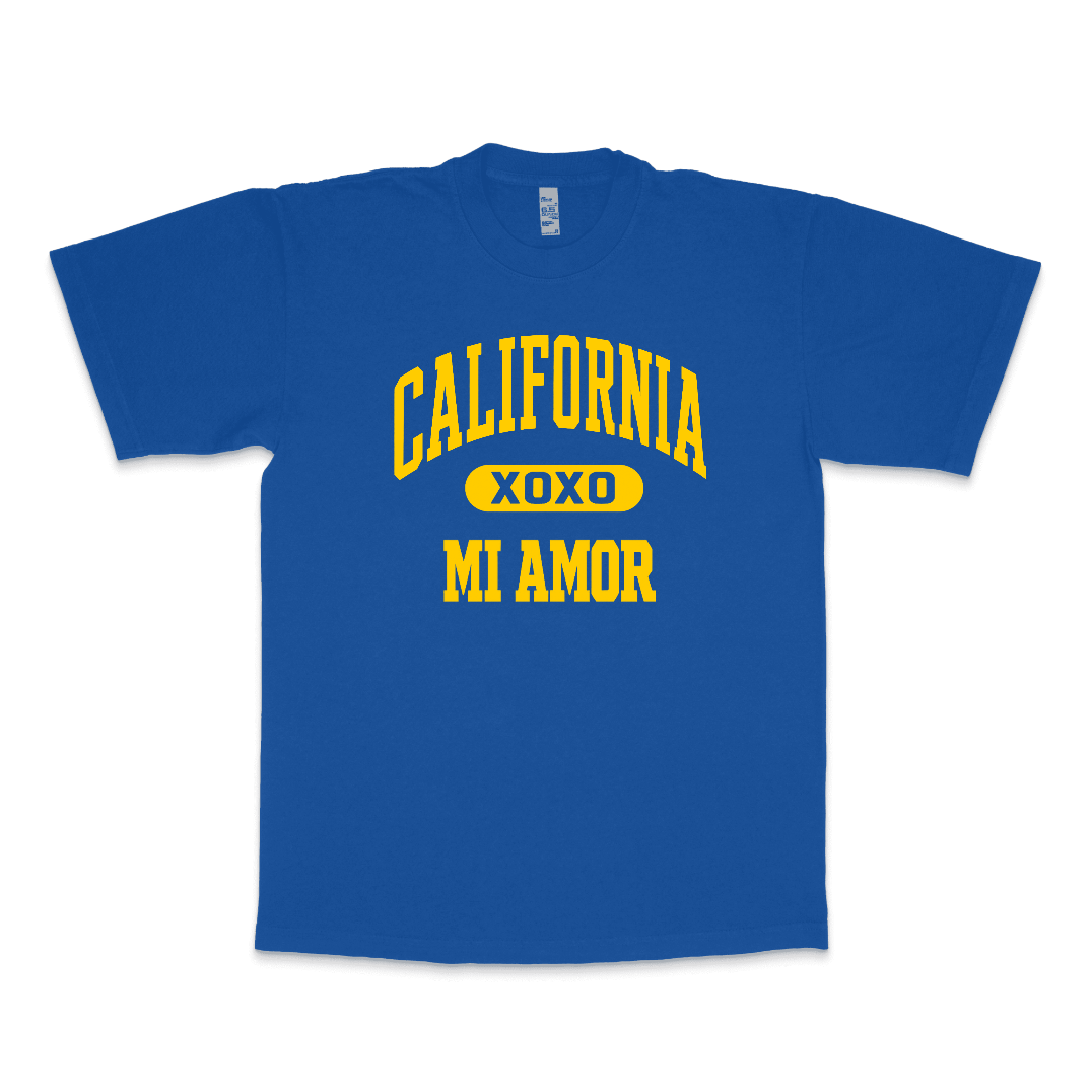 CAL Mi Amor Heavyweight T-shirt - Gold Print
