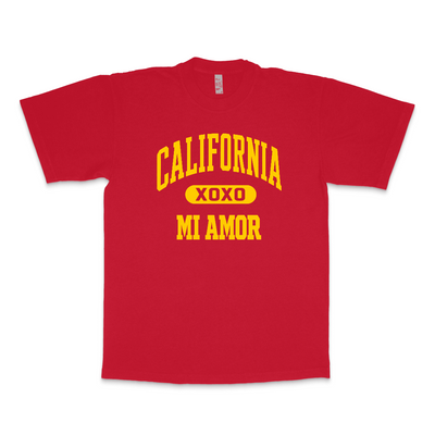 CAL Mi Amor Heavyweight T-shirt - Gold Print