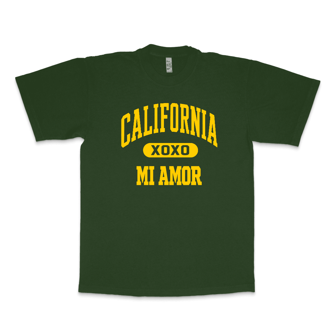 CAL Mi Amor Heavyweight T-shirt - Gold Print