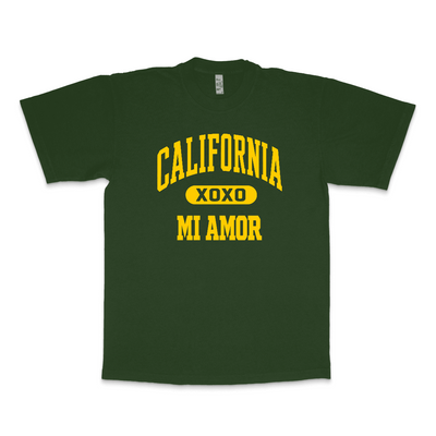 CAL Mi Amor Heavyweight T-shirt - Gold Print