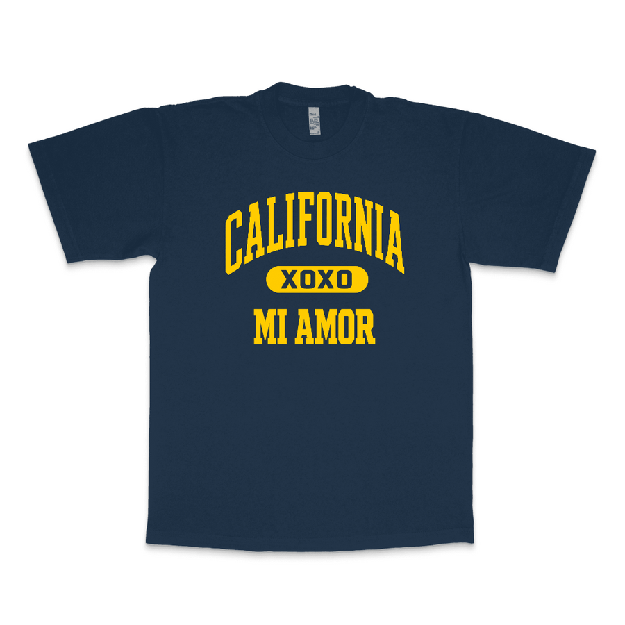 CAL Mi Amor Heavyweight T-shirt - Gold Print