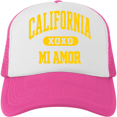 CAL Mi Amor Trucker Hat - Gold Print