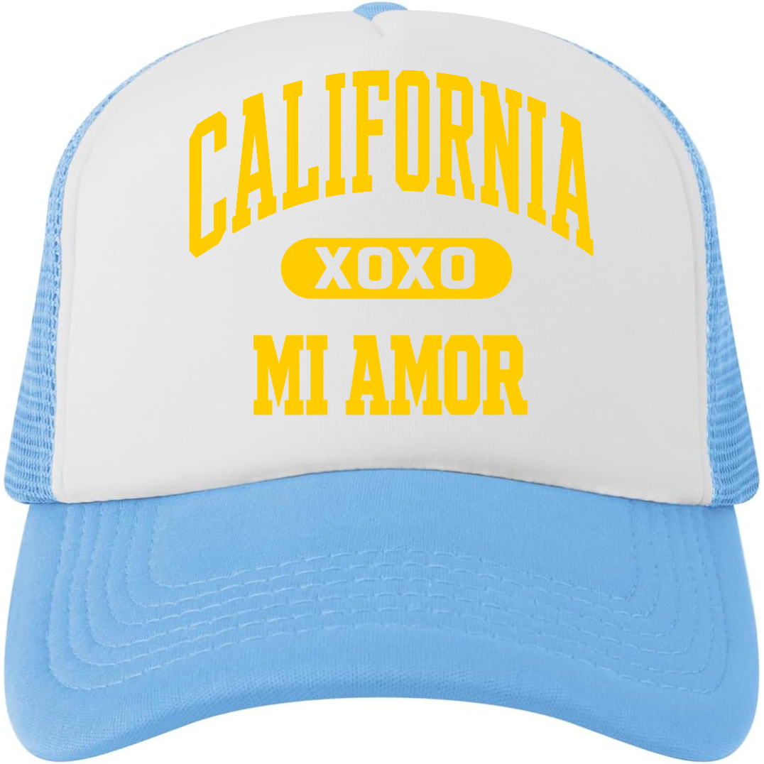 CAL Mi Amor Trucker Hat - Gold Print