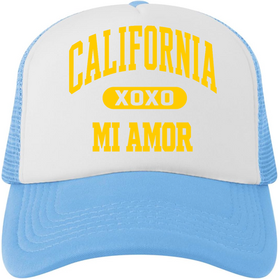 CAL Mi Amor Trucker Hat - Gold Print
