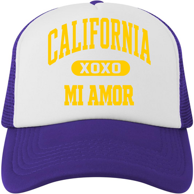 CAL Mi Amor Trucker Hat - Gold Print