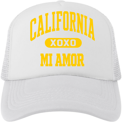 CAL Mi Amor Trucker Hat - Gold Print