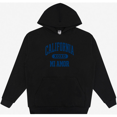 CAL Mi Amor Heavyweight Hoodie - Navy Print