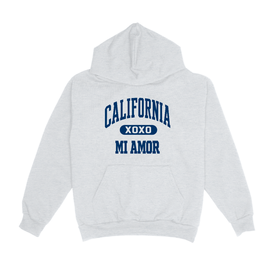 CAL Mi Amor Heavyweight Hoodie - Navy Print