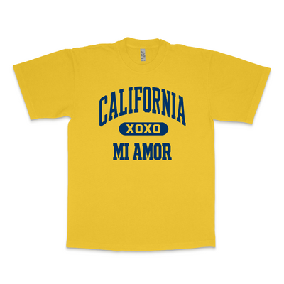 CAL Mi Amor Heavyweight T-shirt - Navy Print