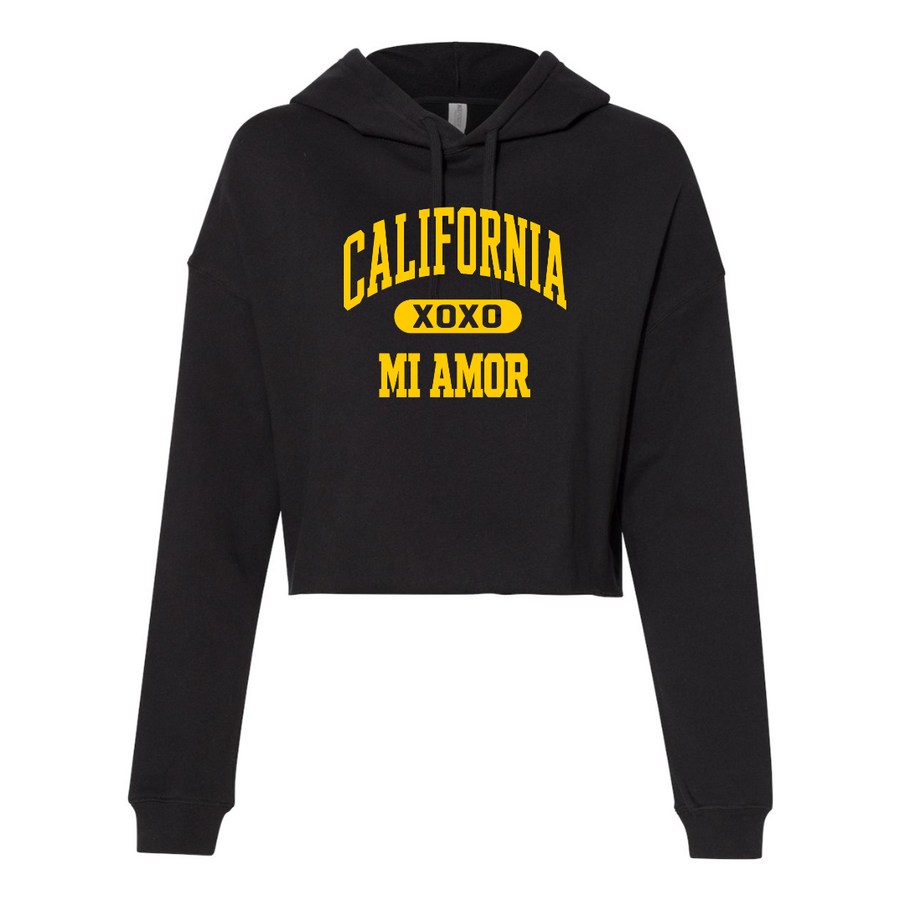Cal Mi Amor Women’s Crop Hoodie