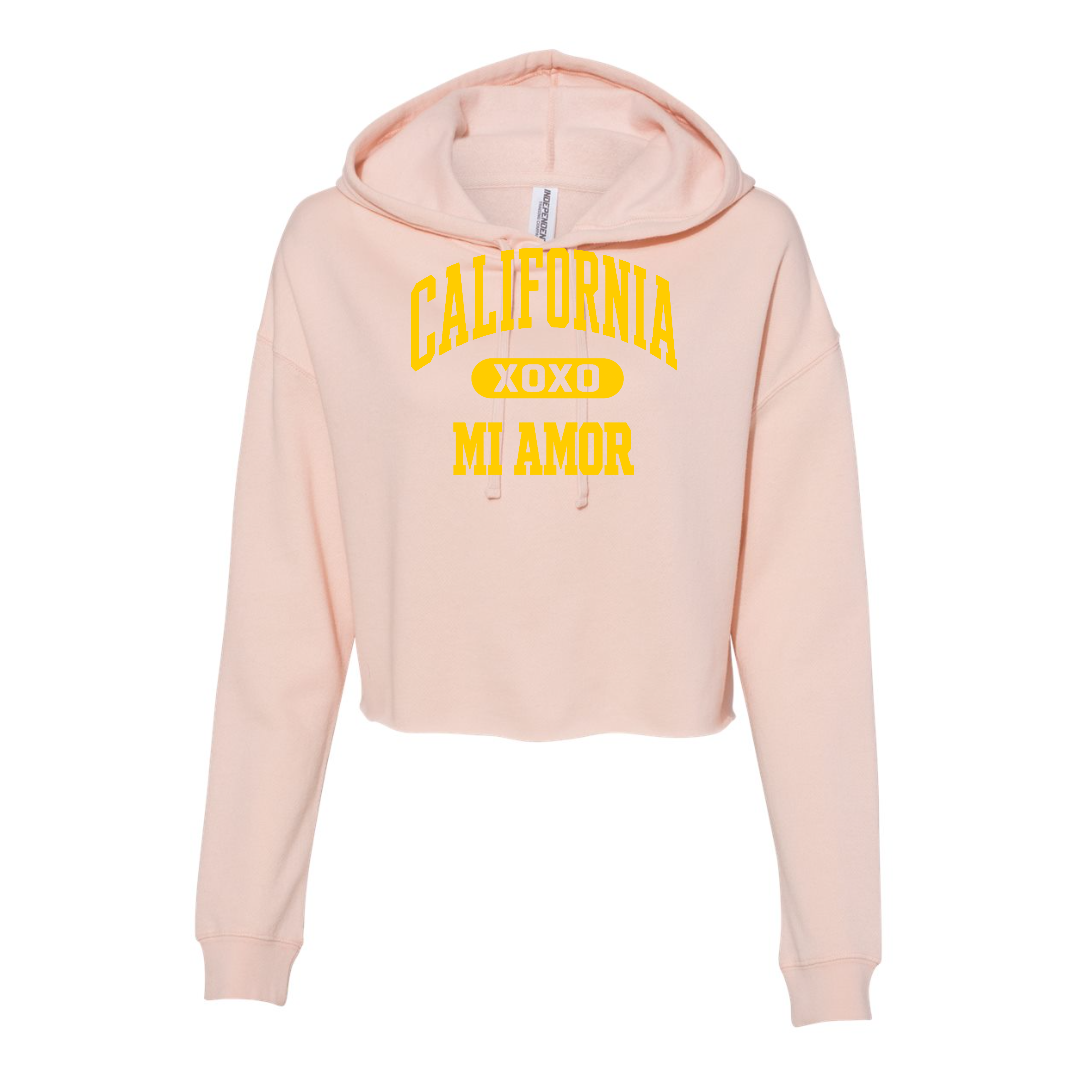 Cal Mi Amor Women’s Crop Hoodie