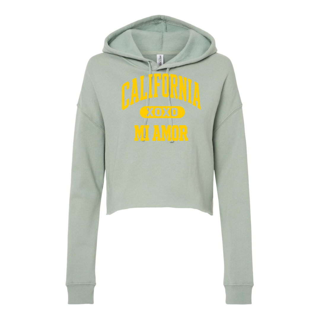 Cal Mi Amor Women’s Crop Hoodie