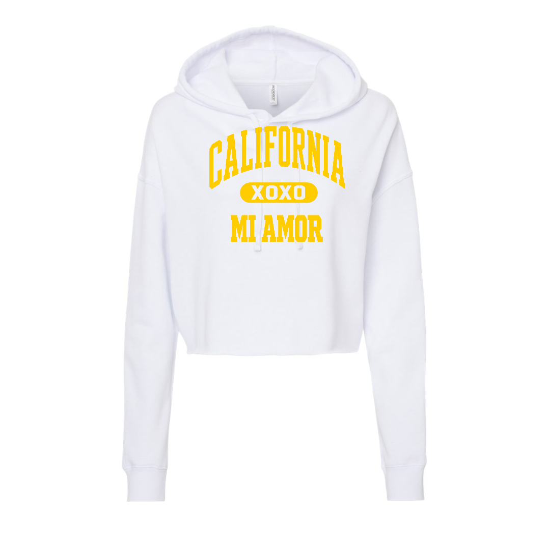 Cal Mi Amor Women’s Crop Hoodie