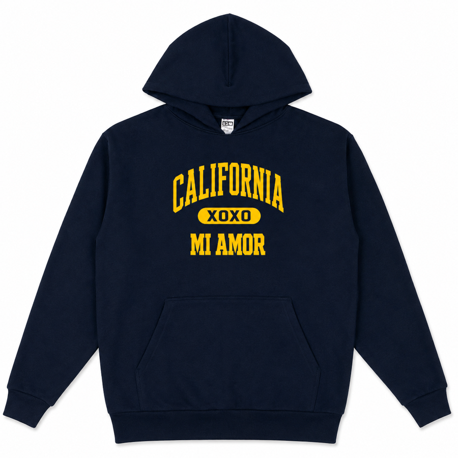 CAL Mi Amor HEAVYWEIGHT Hoodie - Gold Print