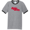 LB Monogram Unisex Ringer Tee - Grey