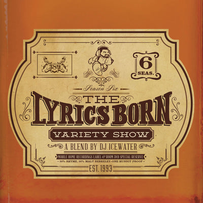 The Lyrics Born Variety Show Season 6 - Compact Disc (CD)