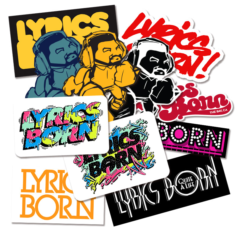 Lyrics Born Sticker Set