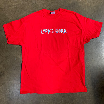 Vintage LB Camo Logo Red Tee